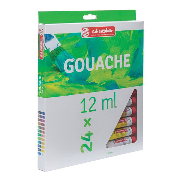 Talens Art Creation 9021624M Gouache Set, 12 mL Tube, Includes: White, Ultramarine, Cobalt Blue (Ultramarine) - 3