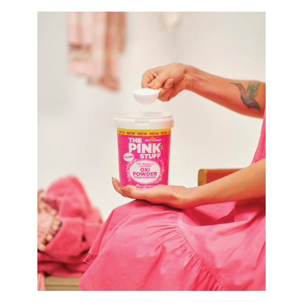 The Pink Stuff Miracle 20148 Laundry Stain Remover, 35 oz, Powder, Clear - 2