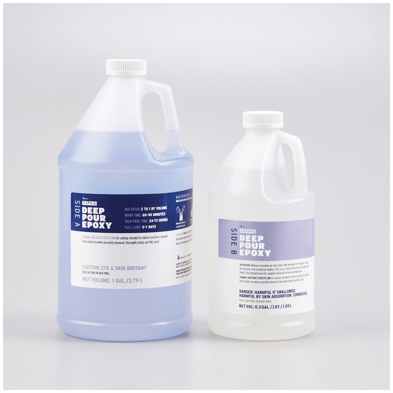 Alumilite AL10610 Deep Pour Epoxy, Clear, Liquid, 24 oz, Bottle - 2