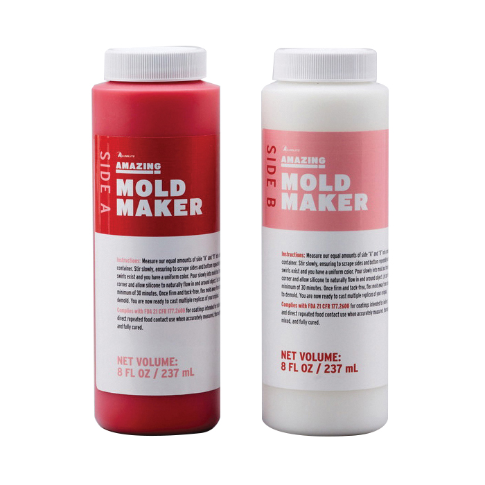 Alumilite AL24801 Amazing Mould Maker, Opaque Red - 2