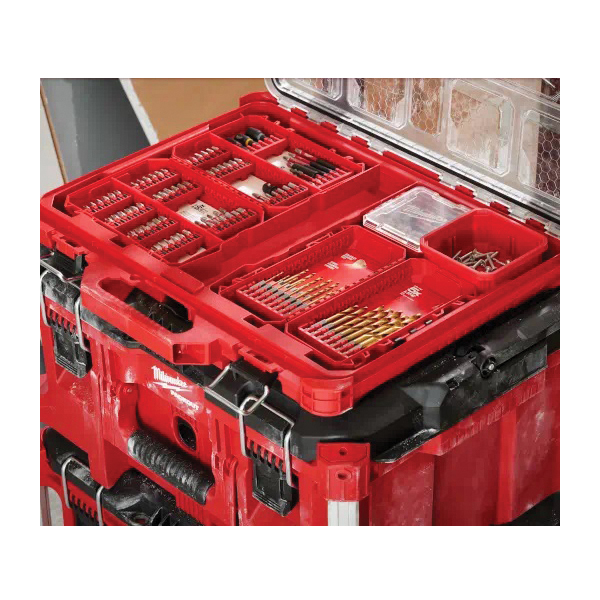 Milwaukee SHOCKWAVE Impact Duty RED HELIX Series 48-89-4670 Drill Bit Set, 15-Piece, Steel, Titanium - 3