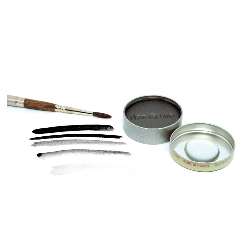 Viarco ARTGRAF 500220 Watercolor Tin, Graphite, Gray - 3