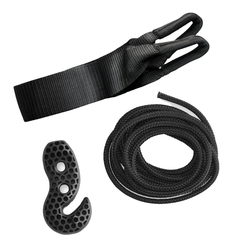 La Siesta TreeMount Series TMG45-9 Tree and Pole Suspension Set, Polyamide/Polyester/Polypropylene, Black - 3