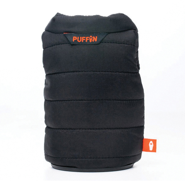 PUFFIN drinkwear DO1214-001 The Puffy Vest, 12 oz Can/Bottle, Fabric/Rubber, Black - 4