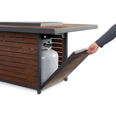 The Outdoor Greatroom Company Kenwood Series KW-1224K Fire Pit Table, 30-3/4 in OAW, 50 in OAD, 21-3/4 in OAH - 4