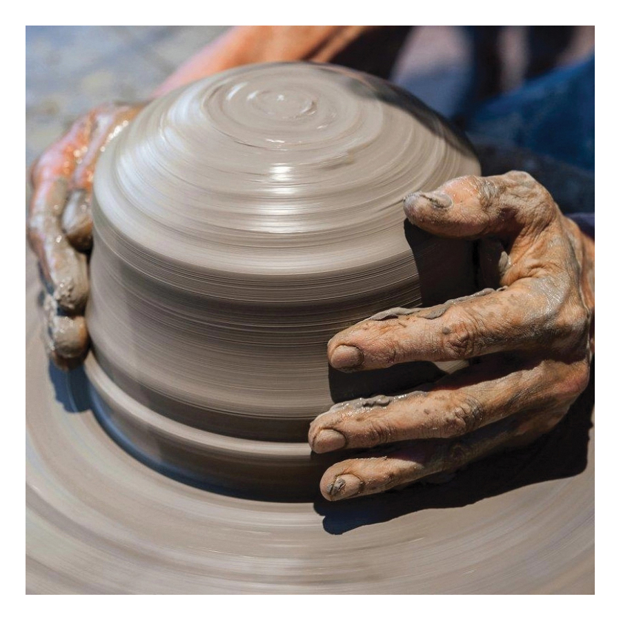 Activa Blackjack Low Fire Clay 8105 Natural Kiln Earthenware Clay, Gray/White, 5 lb - 2