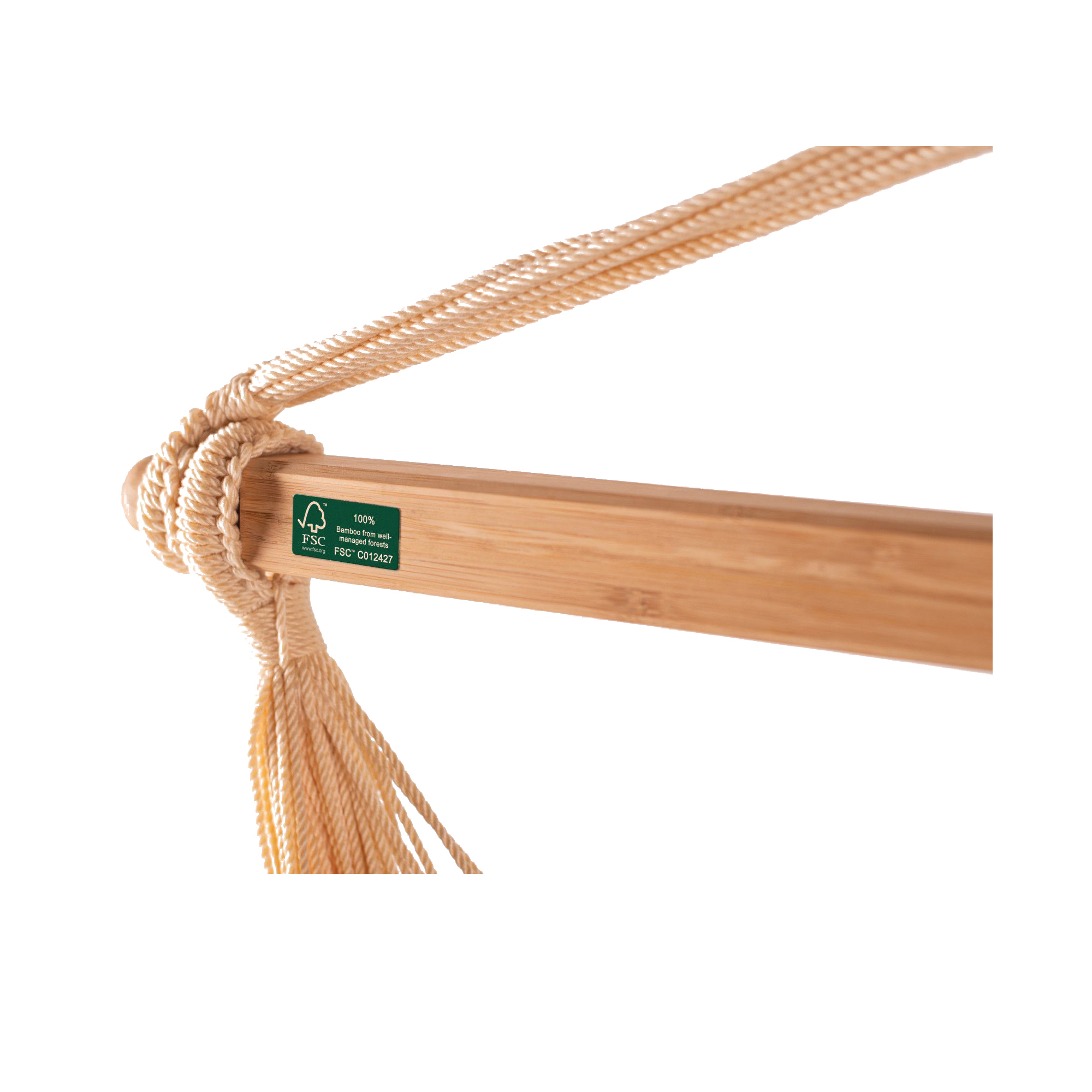 La Siesta Domingo Series DOL21-13 Hammock Chair, Polypropylene Fabric, Bamboo Frame - 4