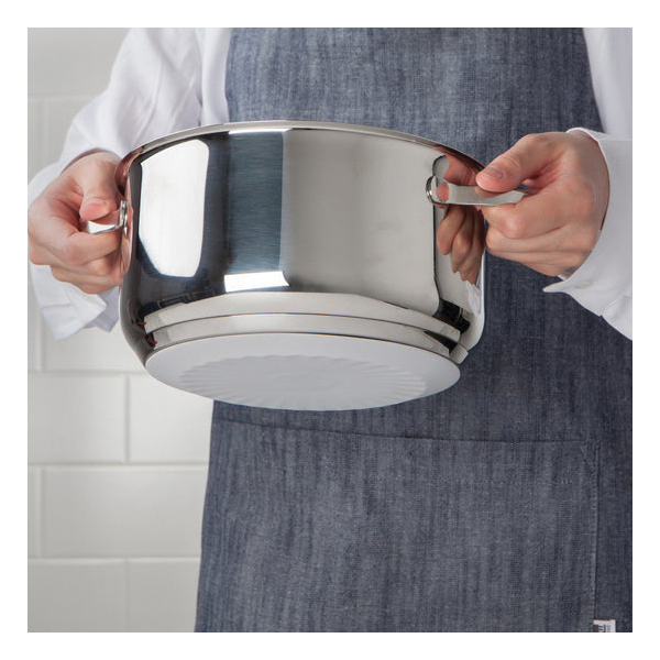 danica 5265002 Magnetic Trivet, Silicone, Fog, 6-3/4 in L - 2