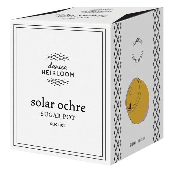 danica HEIRLOOM OCHRE Solar tabletop Series 5230002 Sugar Pot, Terracotta - 2