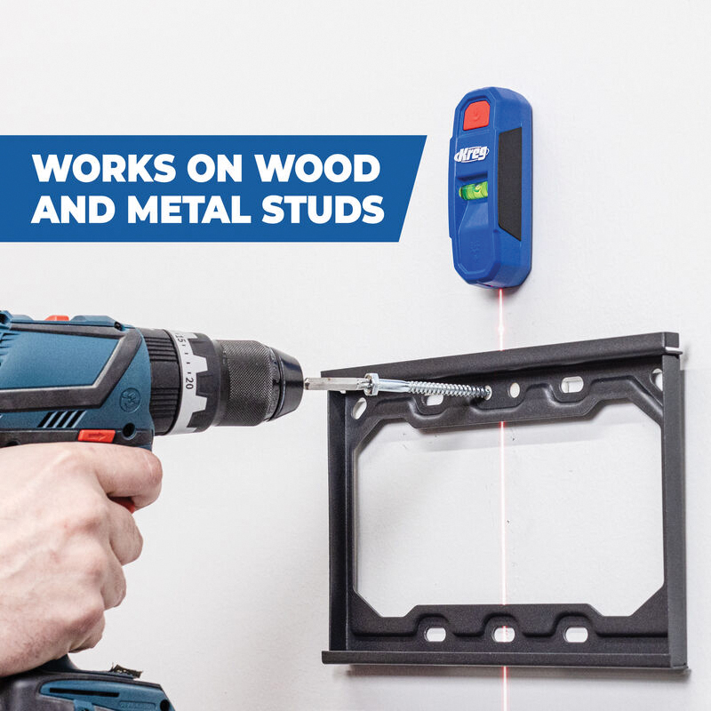 Kreg KMM1000LZ Magnetic Stud Finder with Laser-Mark, Detectable Material: Metal, Wood - 5