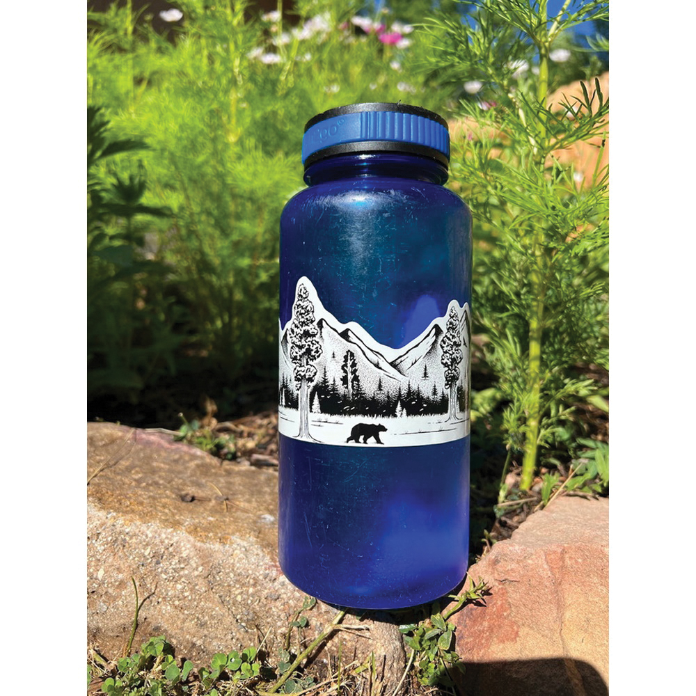 Sticker Art MtnParWrap Endless Sticker Wrap, 10 in L, 3 in W, Mountain - 3