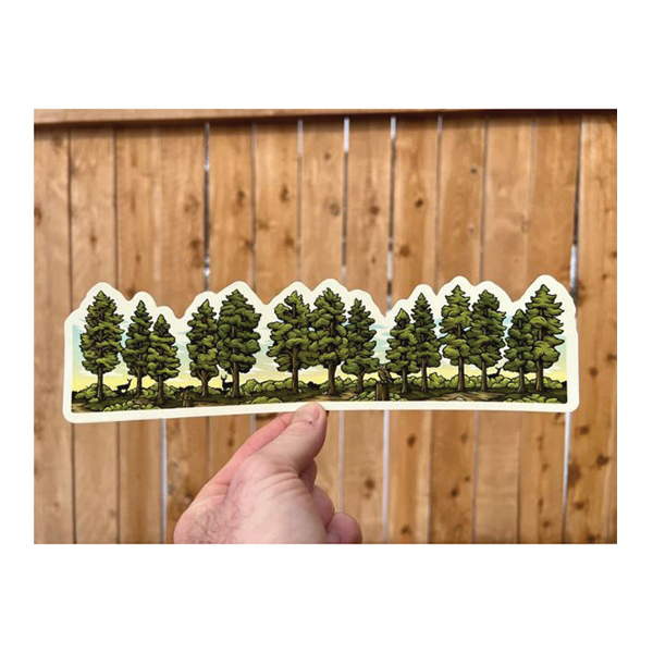Sticker Art Forest Wrap