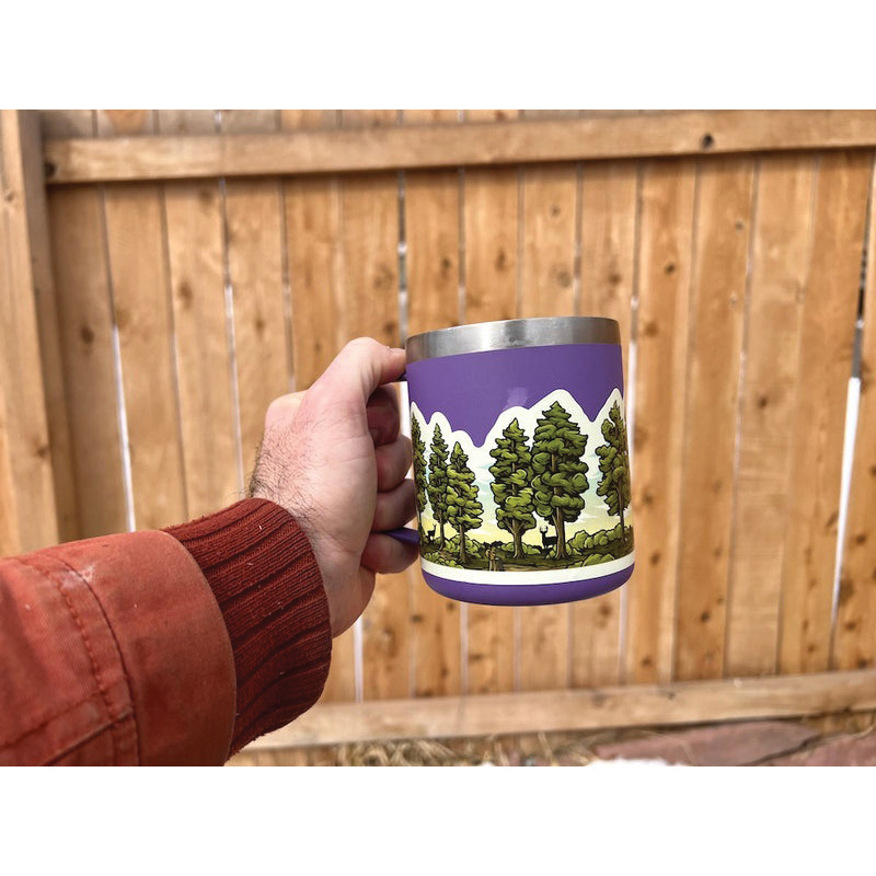 Sticker Art Forest Wrap Sticker Wrap, 3 in L, 10 in W, Forest - 2