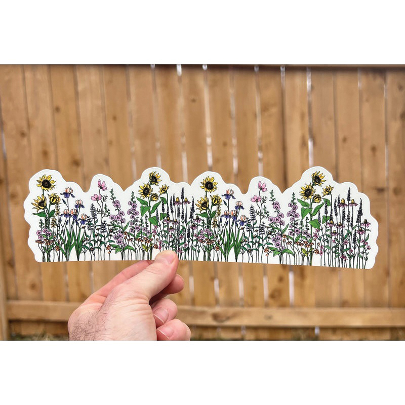 Sticker Art Flower Wrap