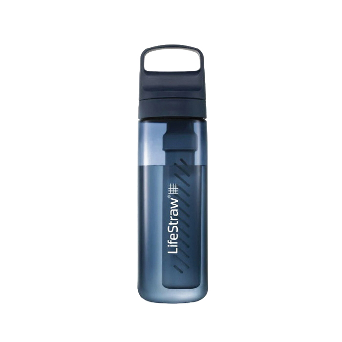 LifeStraw Go Series LGV41LASWW Water Filter Bottle, 1 L, Plastic, Aegean Sea - 3