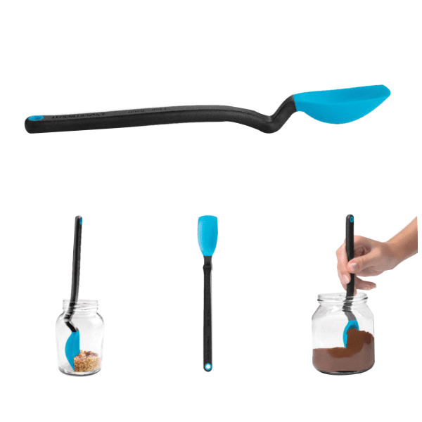 Dreamfarm DFSU2775 Mini Supoon, 8.1 in OAL, Silicone, Dreamfarm Blue - 4