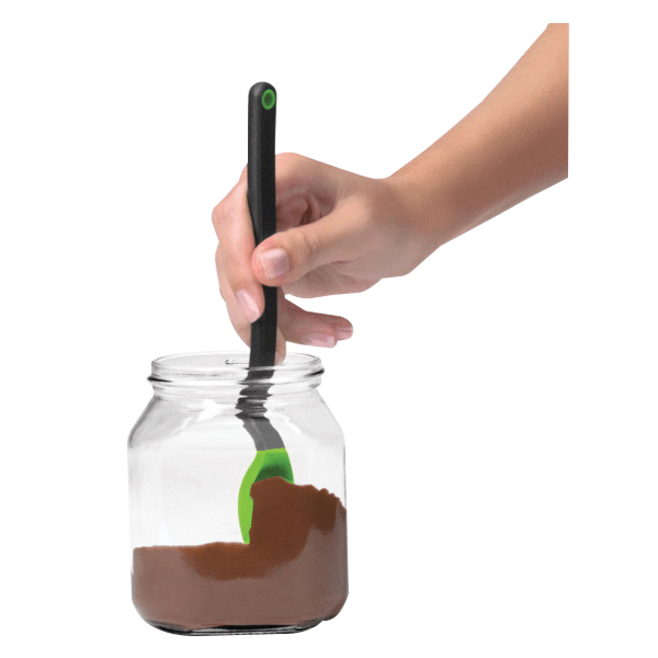 Dreamfarm DFSU2768 Mini Supoon, 8.1 in OAL, Silicone, Green - 2
