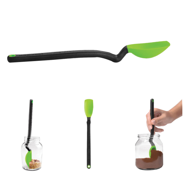 Dreamfarm DFSU2768 Mini Supoon, 8.1 in OAL, Silicone, Green - 4