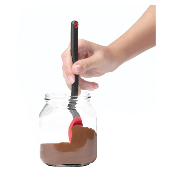 Dreamfarm DFSU2720 Mini Supoon, 8.1 in OAL, Silicone, Red - 2