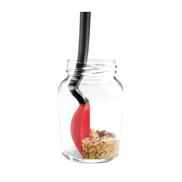 Dreamfarm DFSU2720 Mini Supoon, 8.1 in OAL, Silicone, Red - 3