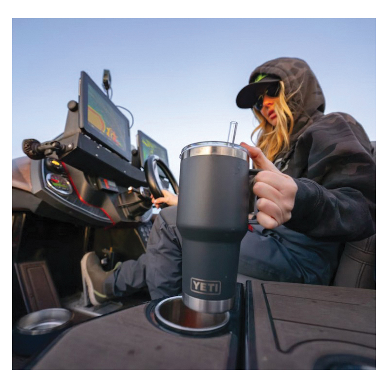 Yeti Rambler Series 21071501813 Mug, 35 oz, Stainless Steel, Navy, Insulated - 5