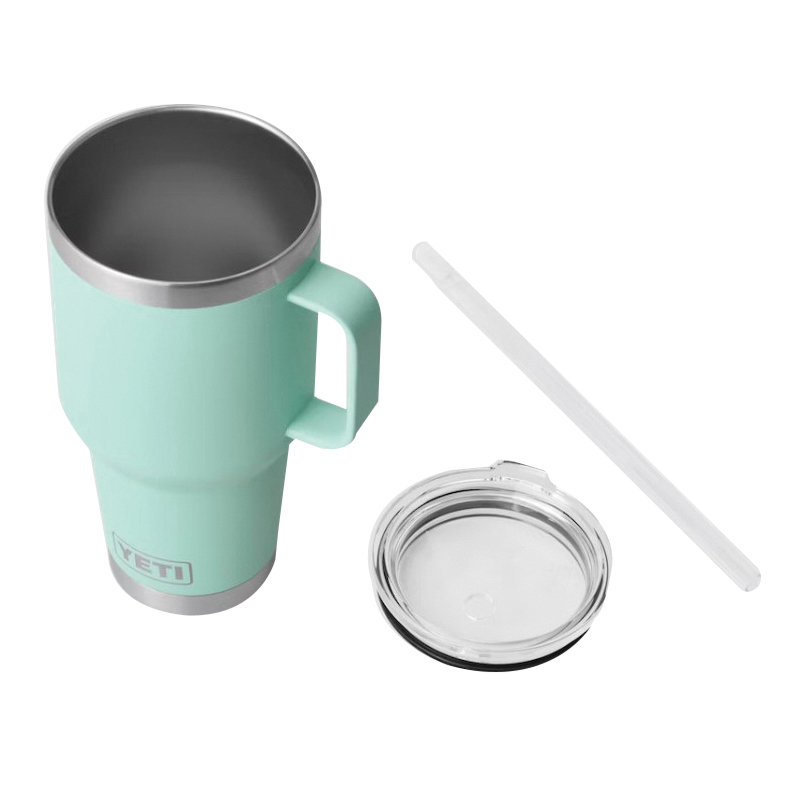 Yeti Rambler Series 21071501814 Mug, 35 oz, Stainless Steel, Seafoam, Insulated - 5