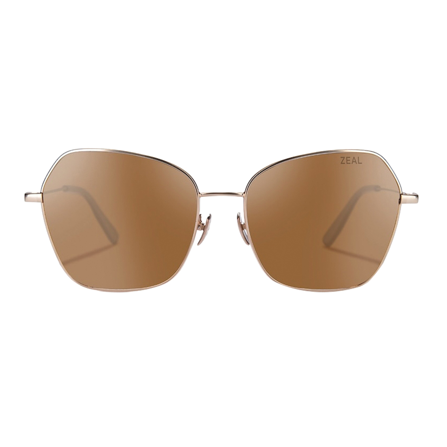 Zeal Optics Fillmore Series 12716 Eco-Friendly Sunglasses, Stainless Steel, Rose Gold, Polarized, Copper Lens - 2