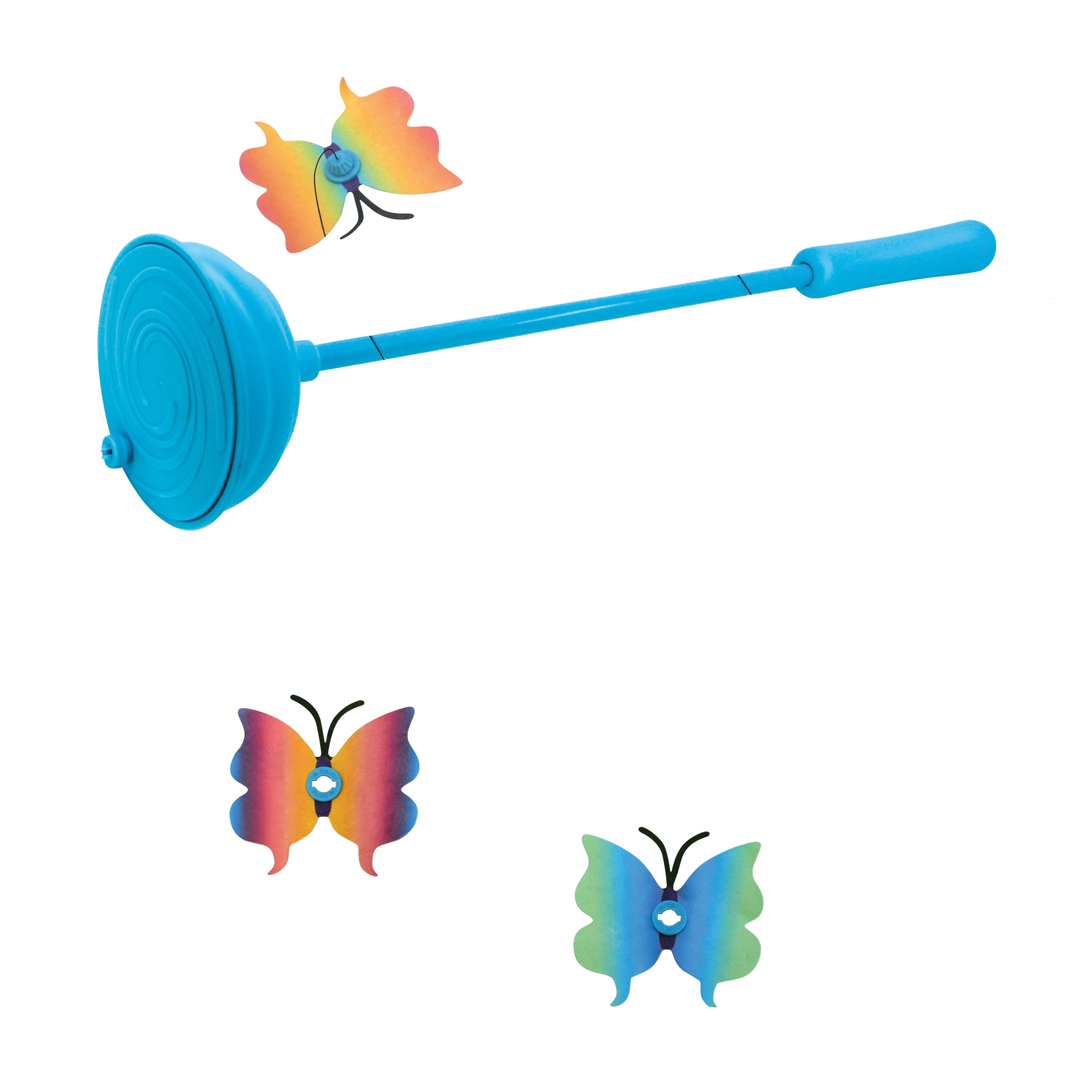 Kong CAT57 Cat Toy, Teaser Pursuit Butterfly - 4