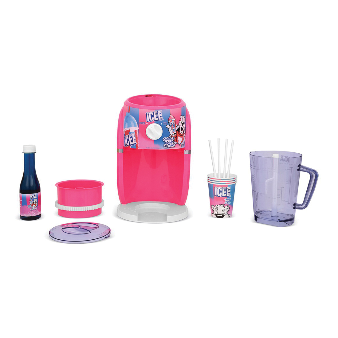iscream 970-227 Ice Machine, 9-3/4 in W, 9 in D, 13-3/4 in H, Pink - 4