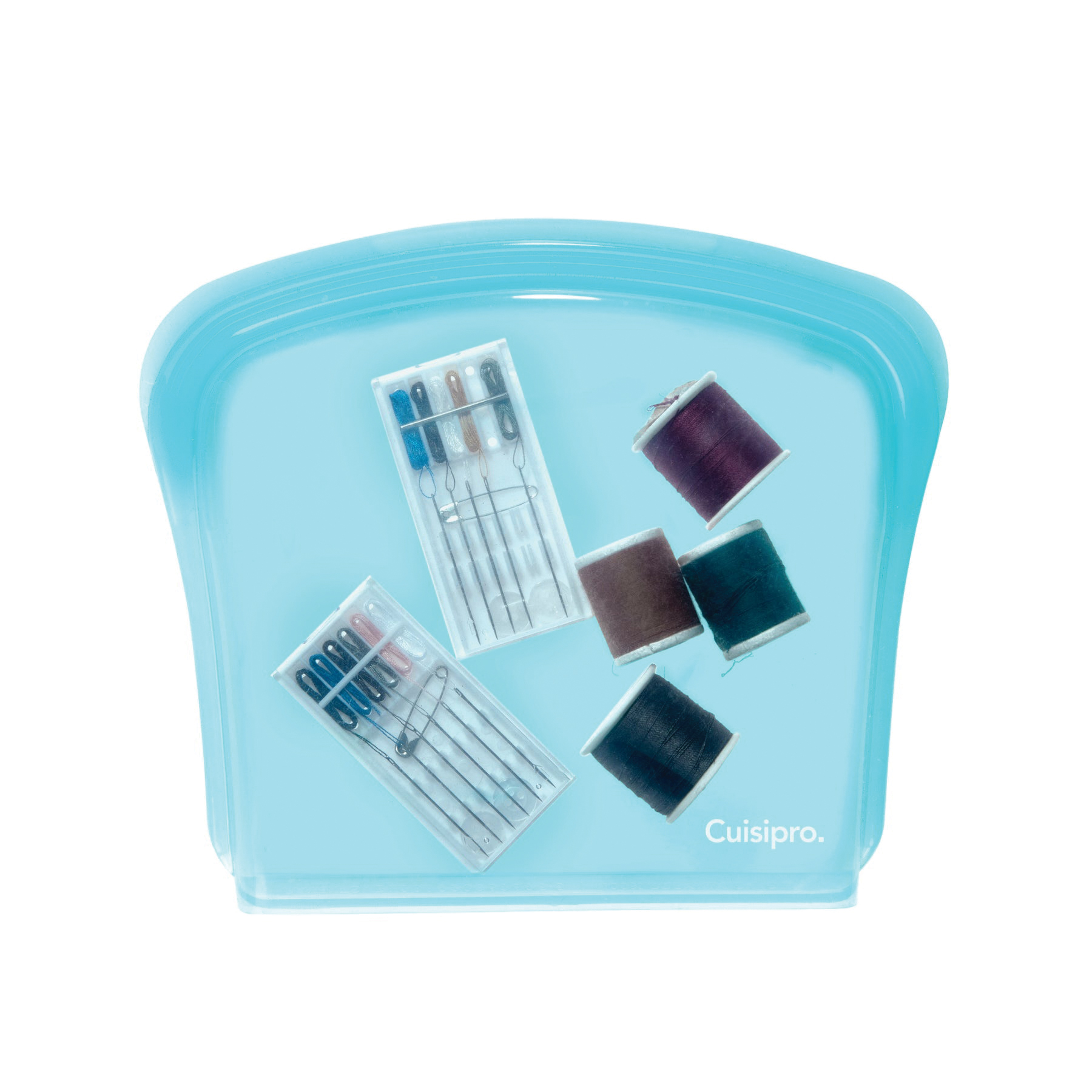 Cuisipro 74792613 Reusable Bag, 800 mL, Silicone, Aqua - 5