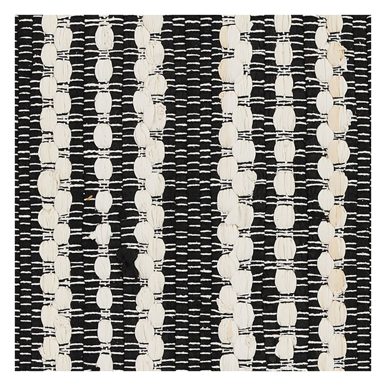 Park Designs 4948-250 Rag Rug, 3 ft L, 2 ft W, Chindi Rug, Ivory/Onyx - 2