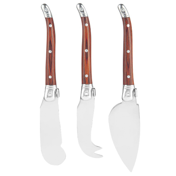 Final Touch CE40405 5-Piece Magnetic Cheese Board Set, Stainless Steel Blade, 7.3 in W Board, 10 in L Board - 4