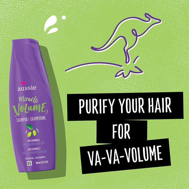Aussie 110380 Shampoo, Citrusy Scent, 12.1 oz - 2