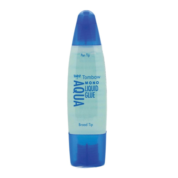 Tombow 62181 Aqua Glue, Light Blue, 1.69 oz, Carded - 2