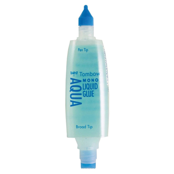 Tombow 62181 Aqua Glue, Light Blue, 1.69 oz, Carded - 3