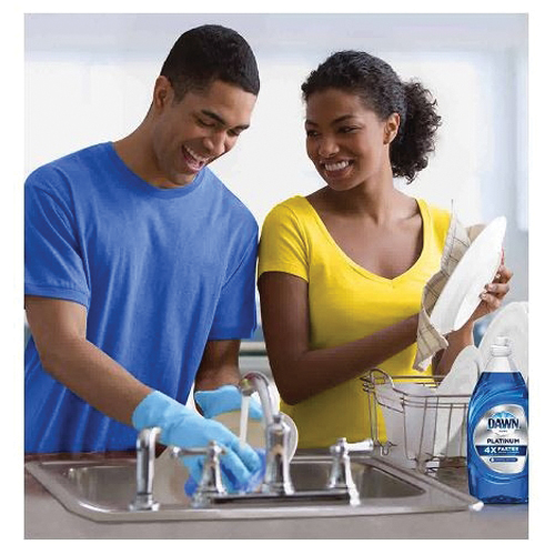 Dawn 80746462 Dishwashing Liquid, 14.6 oz, Bottle, Refreshing Rain, Clear Blue - 2