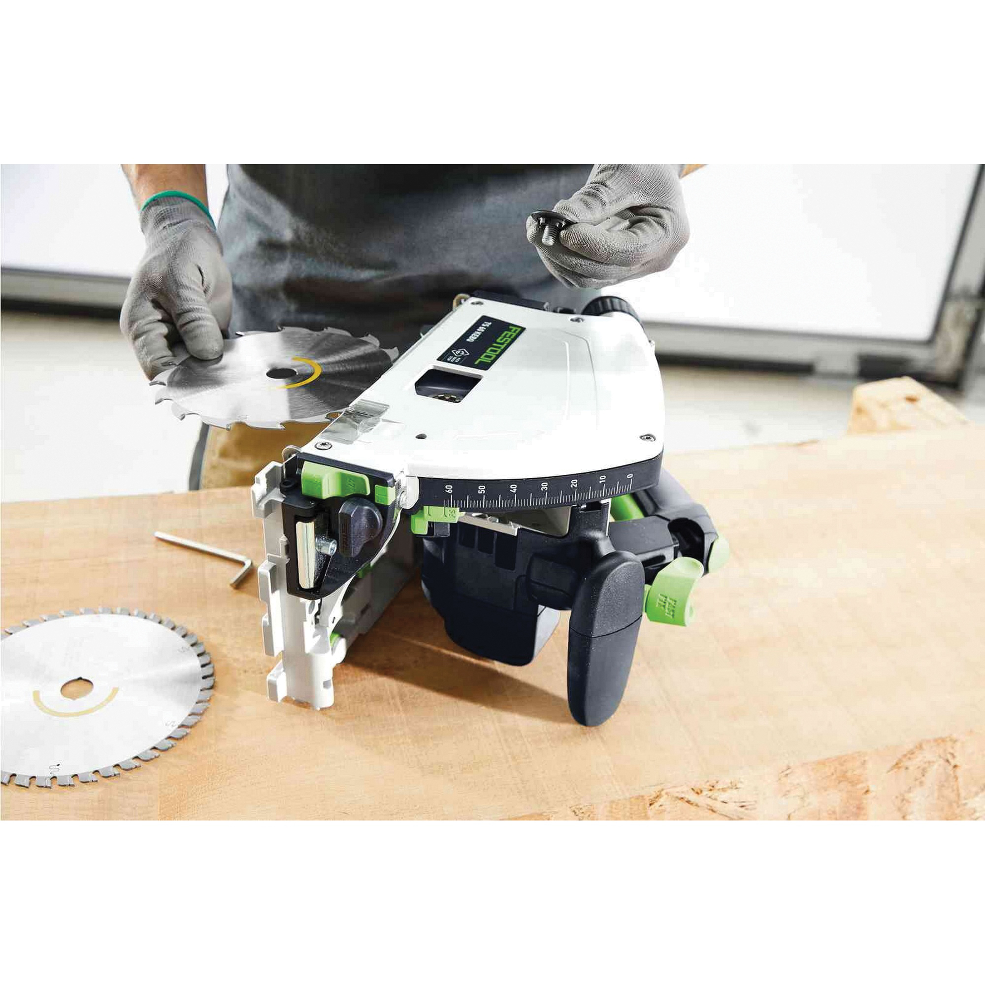 Festool 576726 Plunge Cut Track Saw, 6-5/8 in Dia Saw Blade, 0 to 2-7/16 in Cutting Capacity - 3