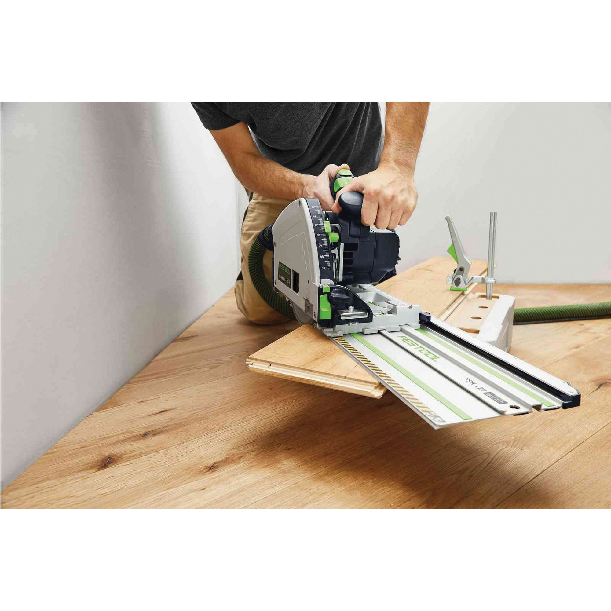 Festool 576726 Plunge Cut Track Saw, 6-5/8 in Dia Saw Blade, 0 to 2-7/16 in Cutting Capacity - 4
