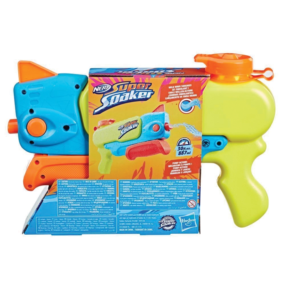 Nerf Super Soaker Series HBGF63975L0 Wave Spray Water Blaster, 6 years and Up - 3