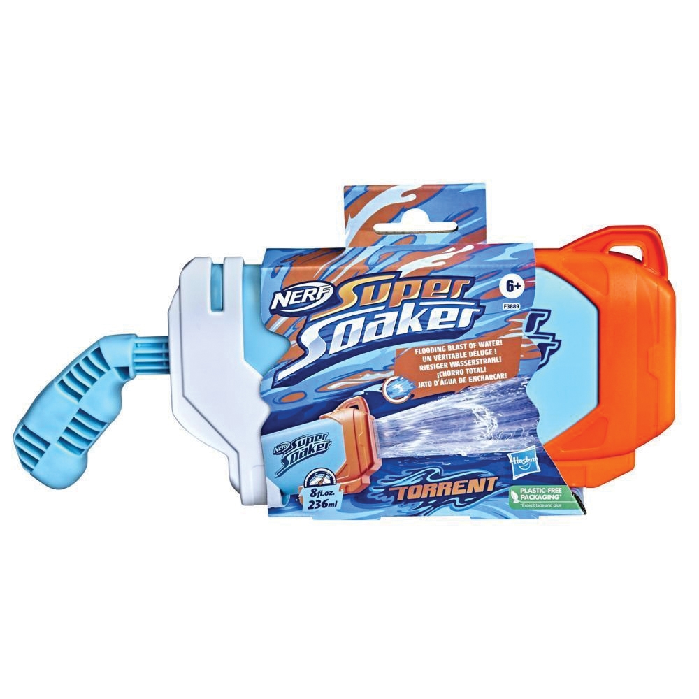 Nerf Super Soaker Series HBGF38895L0 Torrent Water Blaster, 6 years and Up - 2