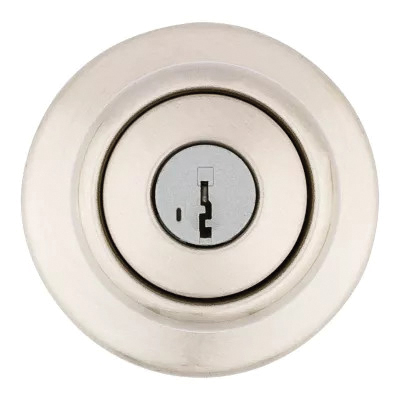 Kwikset 94002-954 Entry Door Lockset, Knob Handle, Satin Nickel, Zinc, KW1, SC1 Keyway, Re-Key Technology: SmartKey - 3