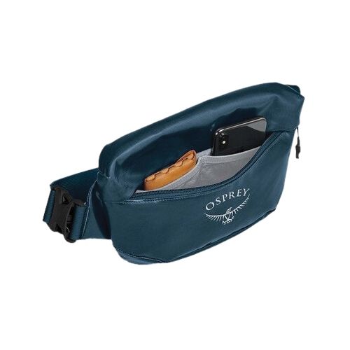 Osprey Transporter Series 10003673 Waist Pack, 1 L, DWR/Polyester/TPU, Venturi Blue - 2