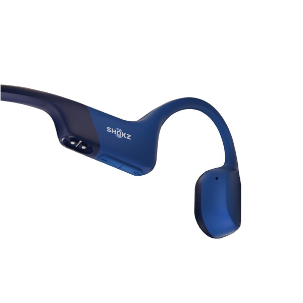 Aftershokz OpenRun Series S803-MN-BL-US Mini Bone Conduction Headphone, 20 Hz to 20 kHz, 5.1 Bluetooth, 105 dB SPL, Blue - 4
