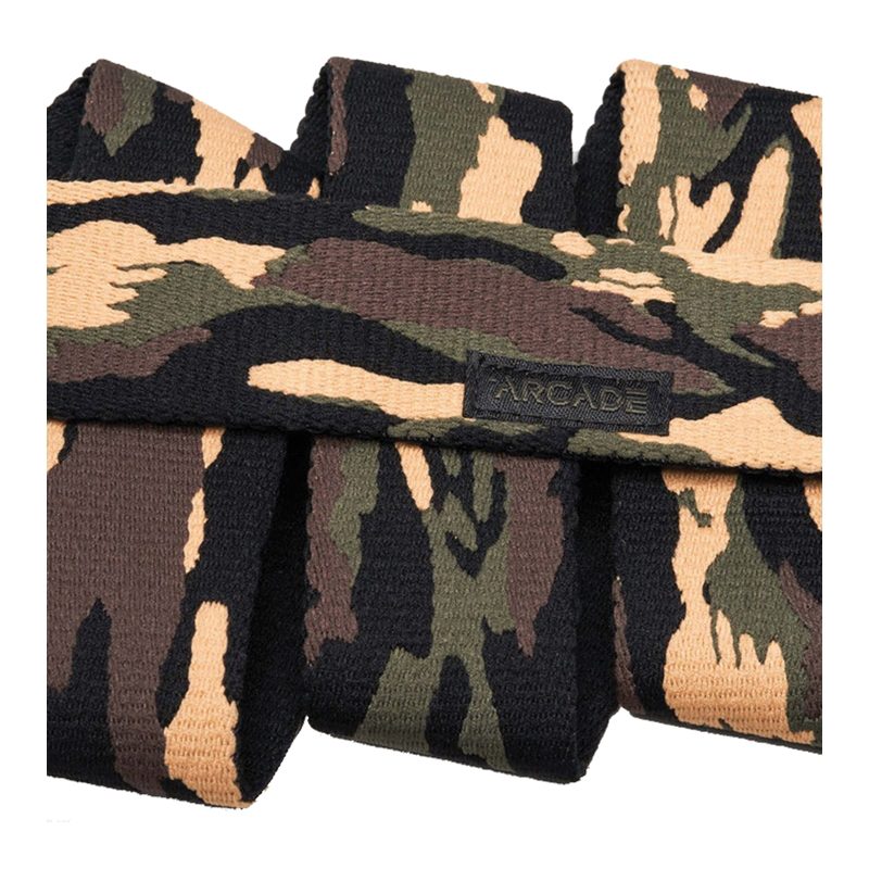Arcade UA-NRCFTF3-011 Stretch Belt, One Size, A2, Polyester, Black/Ivy Green - 2