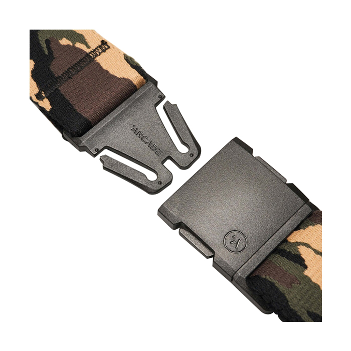 Arcade UA-NRCFTF3-011 Stretch Belt, One Size, A2, Polyester, Black/Ivy Green - 3