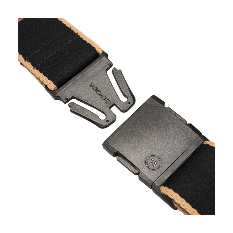 Arcade UA-NRCRBW3-010 Stretch Belt, One Size, A2, Polyester, Black/Sand - 3