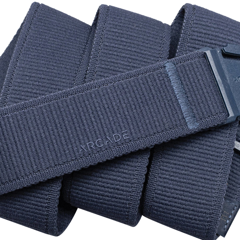 Arcade UA-NRCRAT3-425 Elastic Stretch Belt, One Size, A2, Polyester, Navy - 2