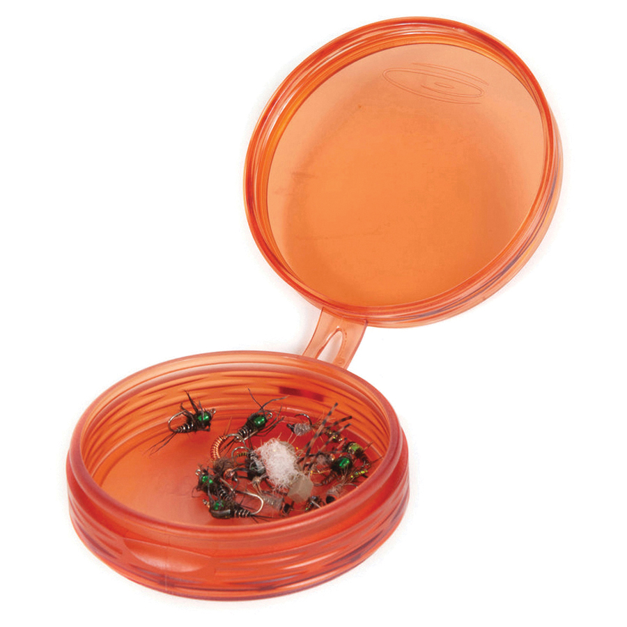 Fishpond FPSFP-E Shallow Fly Puck, 3-1/8 in W, 3-1/8 in D, TPU, Ember - 2