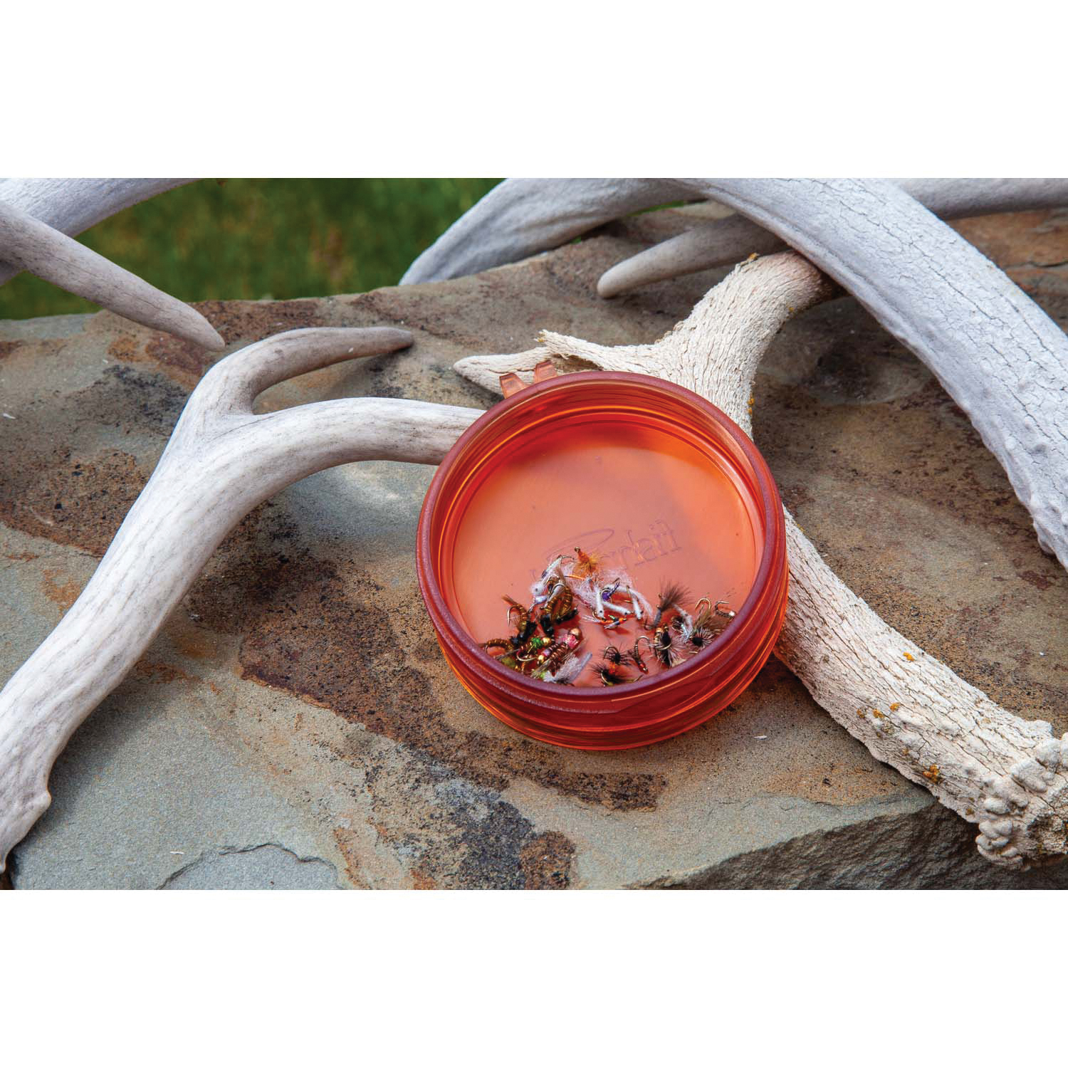 Fishpond FPSFP-E Shallow Fly Puck, 3-1/8 in W, 3-1/8 in D, TPU, Ember - 5