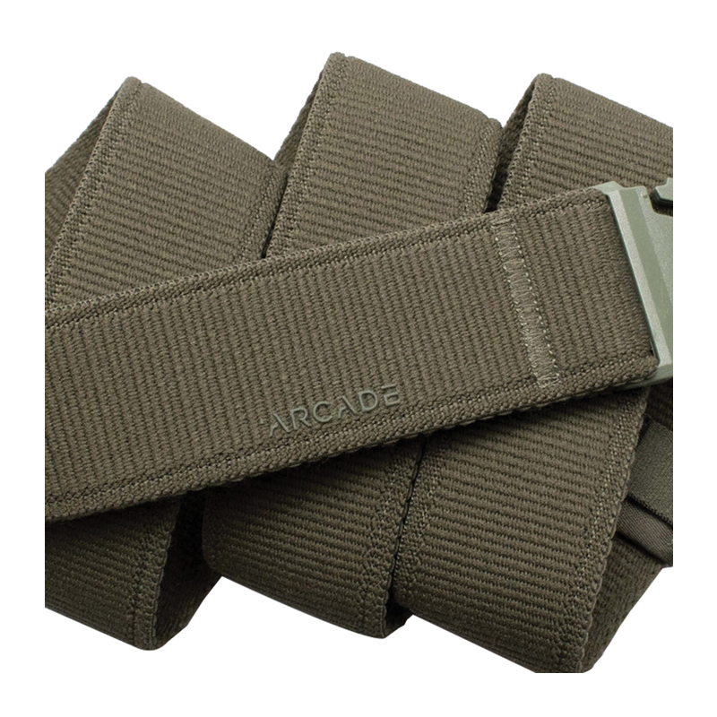 Arcade UA-NRCRAT3-306 Stretch Belt, One Size, A2, Polyester, Ivy Green - 2